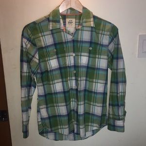 Mini Boden plaid shirt